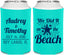 Personalized Wedding Can Coolers - We Did It On The Beach | 294