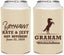 Personalized Wedding Can Coolers - Got Hitched | 296