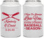 Personalized Wedding Can Coolers - Baseball | 301