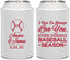 Personalized Wedding Can Coolers - Baseball | 303