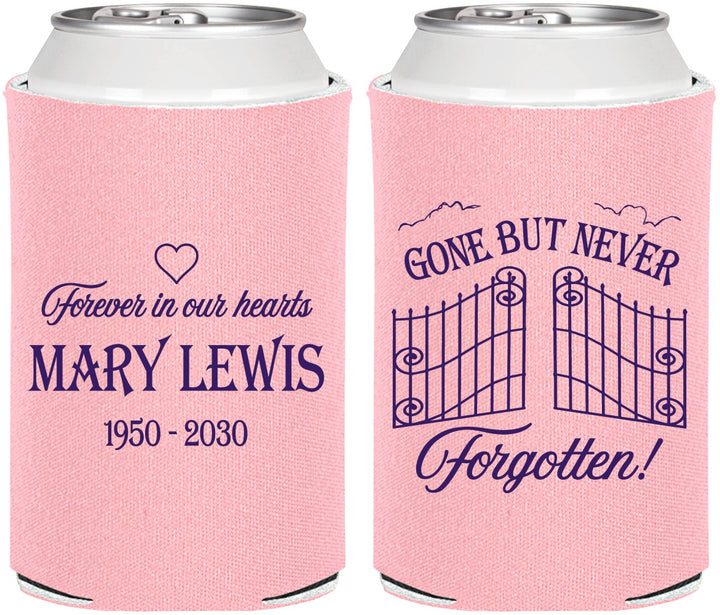 Personalized Memorial Can Coolers - Gone But Never Forgotten | 310001