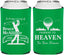 Personalized Memorial Can Coolers - Fairway To Heavens | 310008