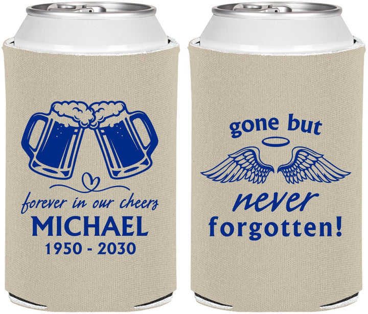 Personalized Memorial Can Coolers - Gone But Never Forgotten | 310010