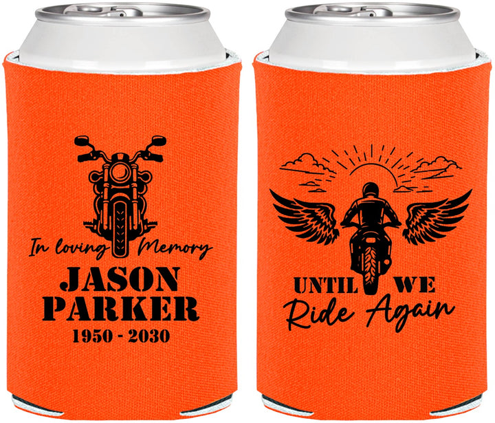 Personalized Memorial Can Coolers - Until We Ride Again | 310016