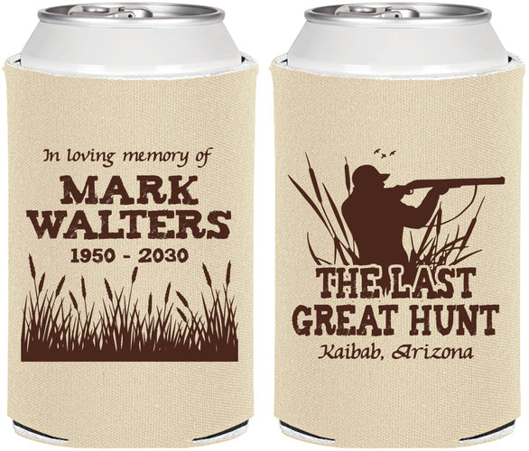 Personalized Memorial Can Coolers - The Last Great Hunt | 310020