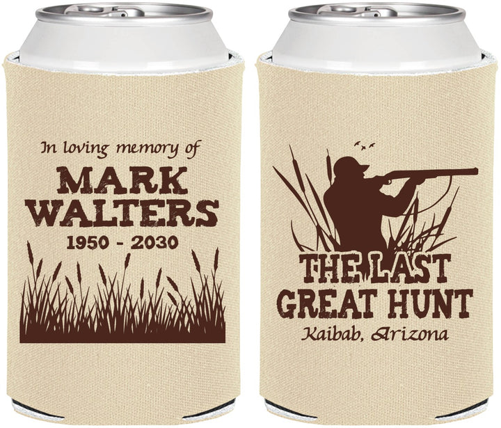 Personalized Memorial Can Coolers - The Last Great Hunt | 310020