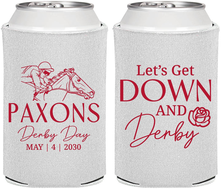 Personalized Derby Day Can Coolers - Lets Get Down And Derby | 320000