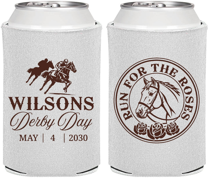 Personalized Derby Day Can Coolers - Run For The Horses | 320006