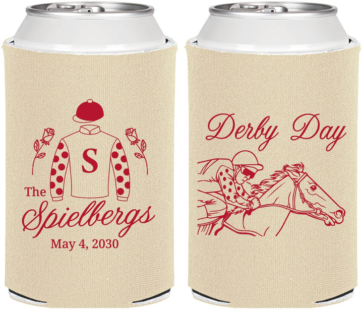 Personalized Derby Day Can Coolers - Horses | 320007