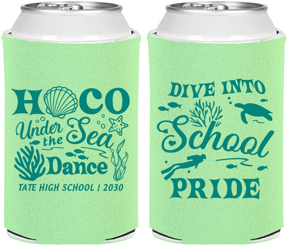 Personalized Homecoming Can Coolers - Hoco Under The Sea | 330000