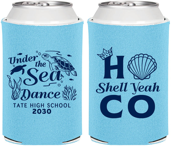 Personalized Homecoming Can Coolers - Hoco Under The Sea | 330003