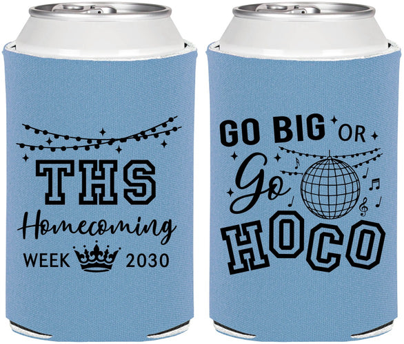 Personalized Homecoming Can Coolers - Big Or Go Hoco | 330004