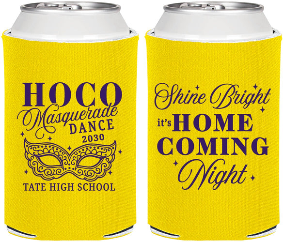 Personalized Homecoming Can Coolers - Hoco Masquerade Dance | 330009