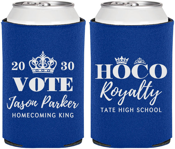 Personalized Homecoming Can Coolers - Hoco King Vote | 330021