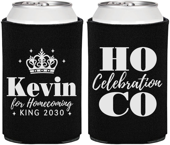 Personalized Homecoming Can Coolers - Hoco King Vote | 330023