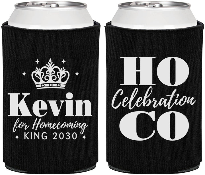 Personalized Homecoming Can Coolers - Hoco King Vote | 330023