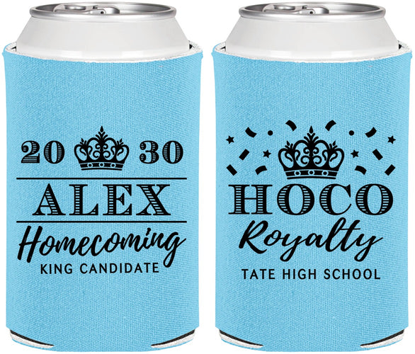 Personalized Homecoming Can Coolers - Hoco King Vote | 330025