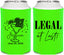 Personalized 21st Birthday Can Coolers - Legal At Last | 340005