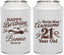 Personalized 21st Birthday Can Coolers - Cowgirl | 340013