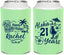 Personalized 21st Birthday Can Coolers - Aloha Hawaii | 340016