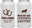 Personalized Wedding Can Coolers - Horseshoe | 341