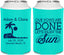 Personalized Wedding Can Coolers - Vows Are Done Enjoy Sun | 348