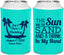 Personalized Wedding Can Coolers - Beach | 350