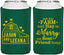 Personalized Wedding Can Coolers - Left The Farm Tractor | 352