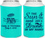 Personalized Wedding Can Coolers - Sun Sand Drink In My Hand | 353