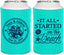 Personalized Wedding Can Coolers - Started On The Beach | 362