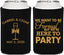 Personalized Wedding Can Coolers - Formal Here To Party | 366