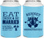 Personalized Wedding Can Coolers - Eat Drink Be Married | 367