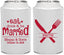 Personalized Wedding Can Coolers - Eat Drink Be Married | 368