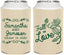 Personalized Wedding Can Coolers - Fall In Love | 377