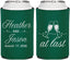 Personalized Wedding Can Coolers - At Last | 382
