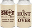 Personalized Wedding Can Coolers - The Hunt Is Over | 400