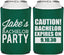 Personalized Bachelor Party Can Coolers - Caution Expires On | 40009