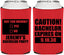 Personalized Bachelor Party Can Coolers - Caution Expires On | 40012