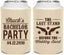 Personalized Bachelor Party Can Coolers - Last Stand Wedding Bands | 40015