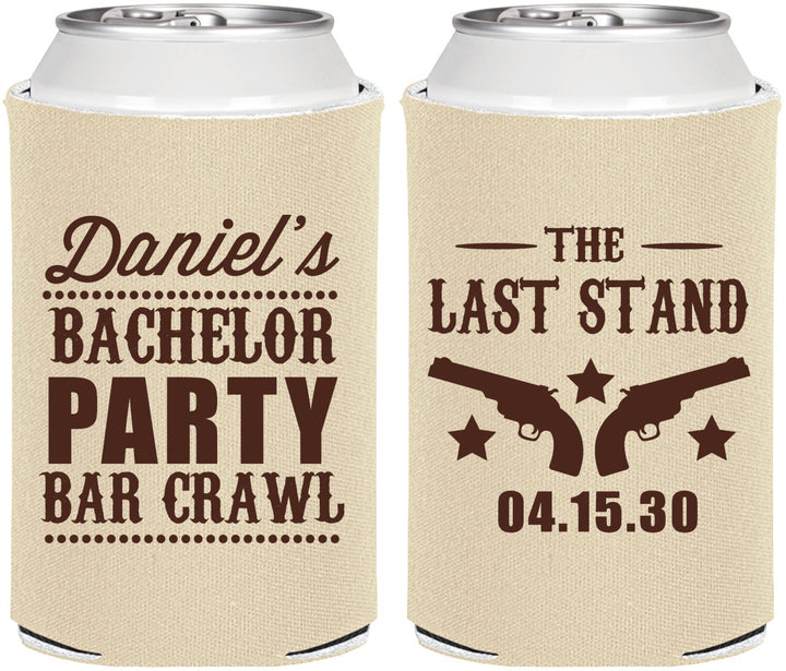 Personalized Bachelor Party Can Coolers - The Last Stand | 40016