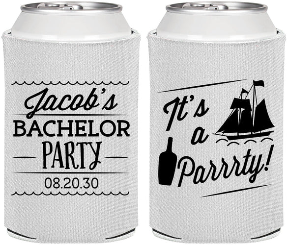 Personalized Bachelor Party Can Coolers - Boat | 40023