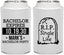 Personalized Bachelor Party Can Coolers - Rip Single Life | 40028