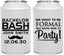 Personalized Bachelor Party Can Coolers - Formal | 40030