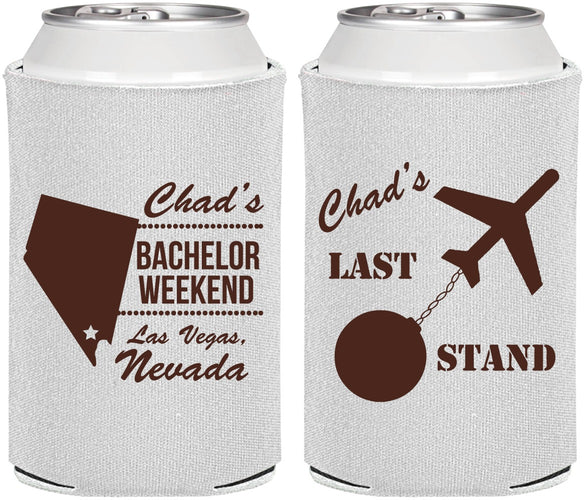 Personalized Bachelor Party Can Coolers - Last Stand | 40034