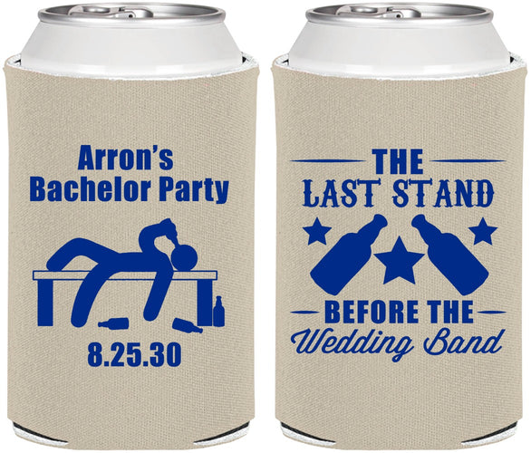 Personalized Bachelor Party Can Coolers - The Last Stand | 40035