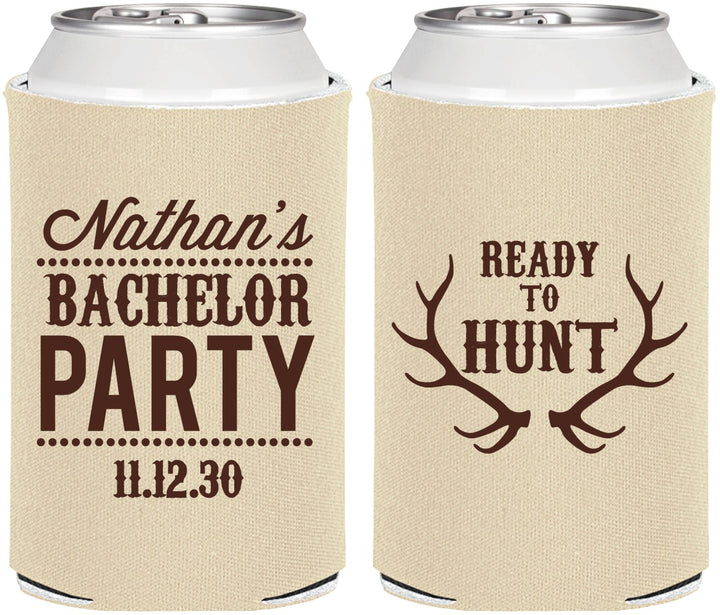 Personalized Bachelor Party Can Coolers - Ready To Hunt | 40044