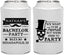 Personalized Bachelor Party Can Coolers - Formal Skeleton | 40048