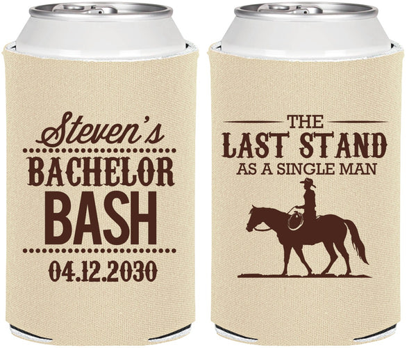 Personalized Bachelor Party Can Coolers - The Last Stand | 40050