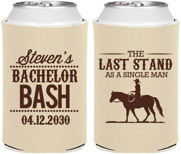 Personalized Bachelor Party Can Coolers - The Last Stand | 40050