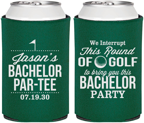 Personalized Bachelor Party Can Coolers - Golf | 40052